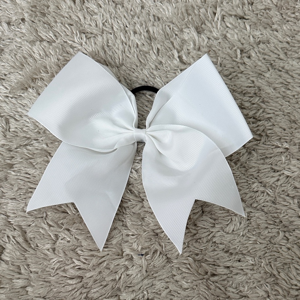 Hair Bow Ponytail Holder multiple colors